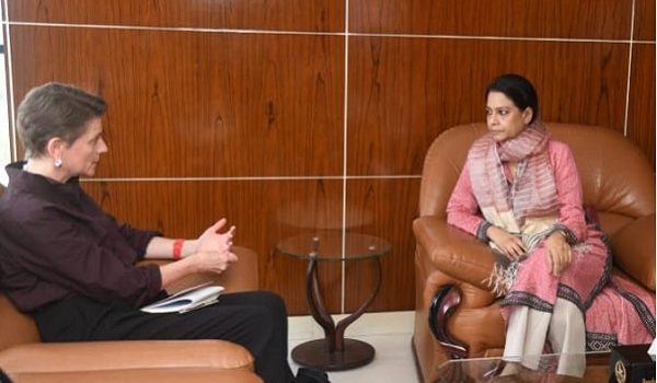 জলবায়ু পদক্ষেপ ও টেকসই পানি ব্যবস্থাপনা জাতিসংঘের সাথে বৈঠক