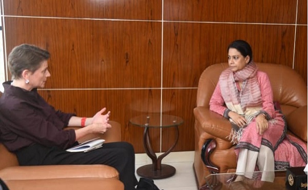 জলবায়ু পদক্ষেপ ও টেকসই পানি ব্যবস্থাপনা জাতিসংঘের সাথে বৈঠক