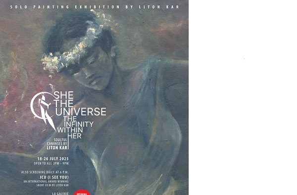 নারী–লিটন করের ক্যানভাসে আত্মার রেখাচিত্র