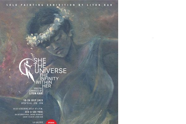 নারী–লিটন করের ক্যানভাসে আত্মার রেখাচিত্র