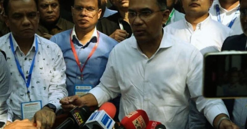 সুষ্ঠু ভোট হলে ফলাফল অবশ্যই মেনে নেব’: গুলশানে তারেক রহমান