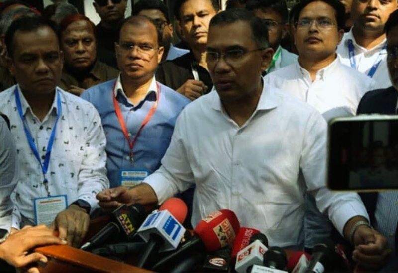 সুষ্ঠু ভোট হলে ফলাফল অবশ্যই মেনে নেব’: গুলশানে তারেক রহমান