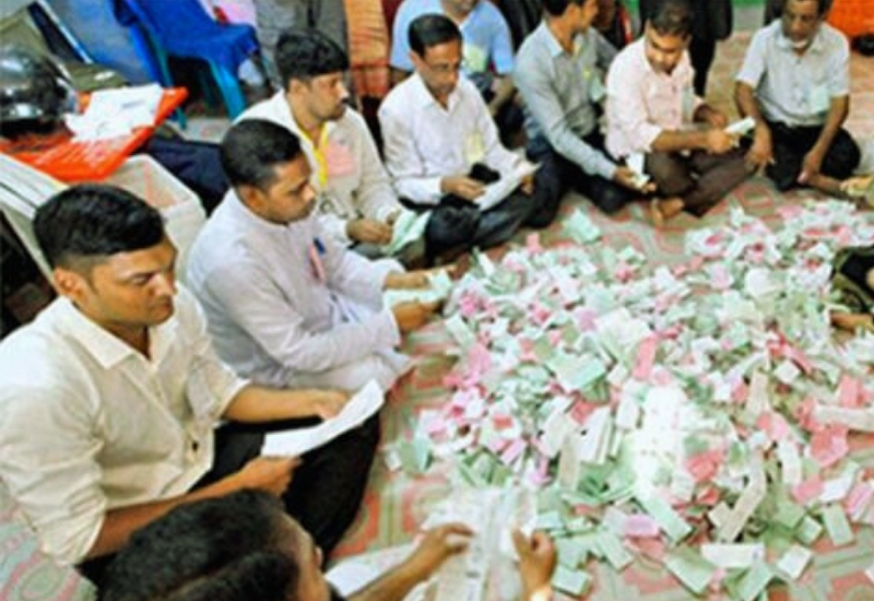 উৎসবমুখর পরিবেশে ভোটগ্রহণ শেষ, চলছে গণনা